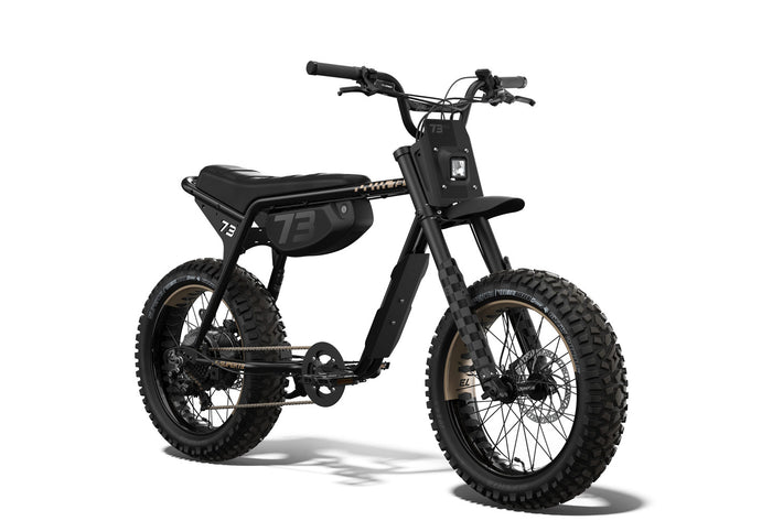 super 73 bikes S adventure limited edition black and bronze front