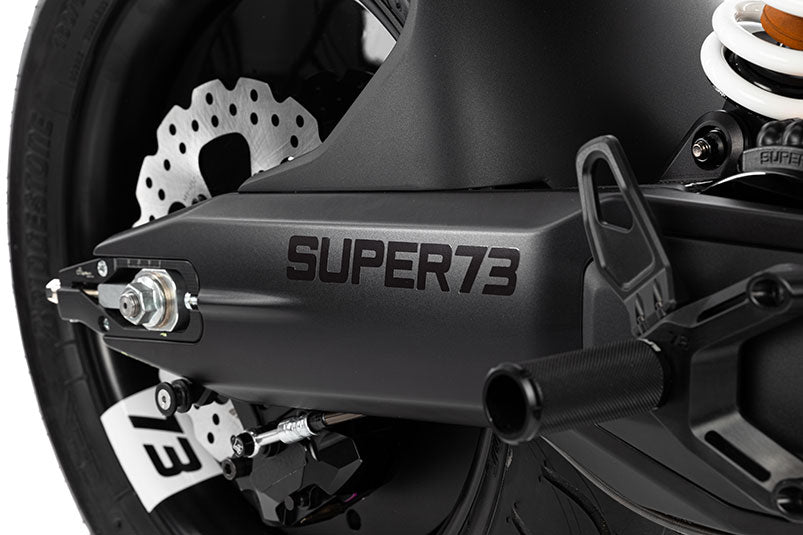 Super73-C1X electric motorbike close-up shot