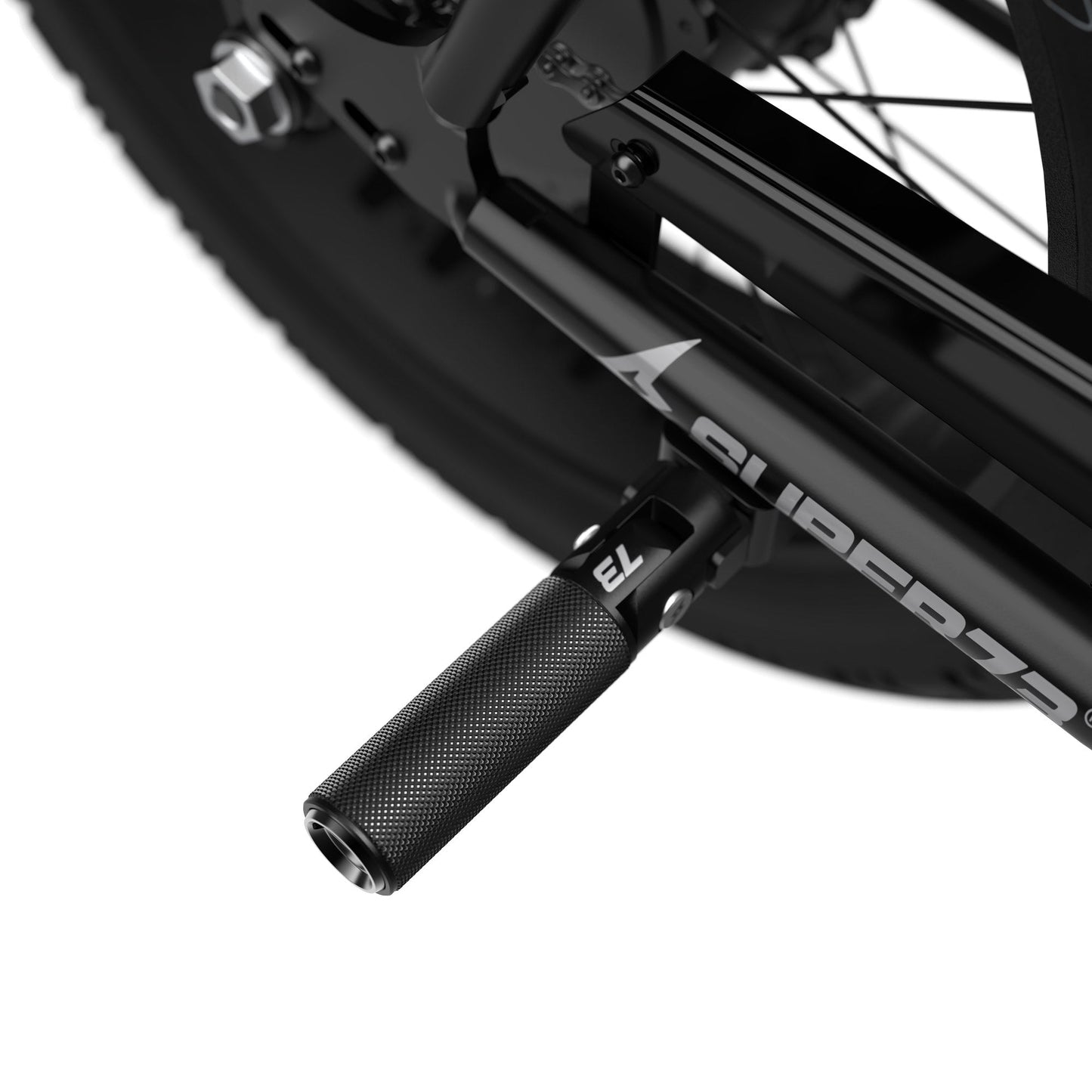 Super73 Double Up Black Folding Pegs