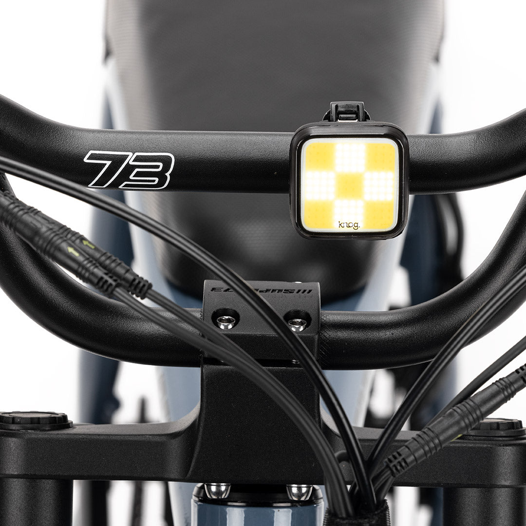 Universal Knog Light Blinder Grid on a Super73 ebike