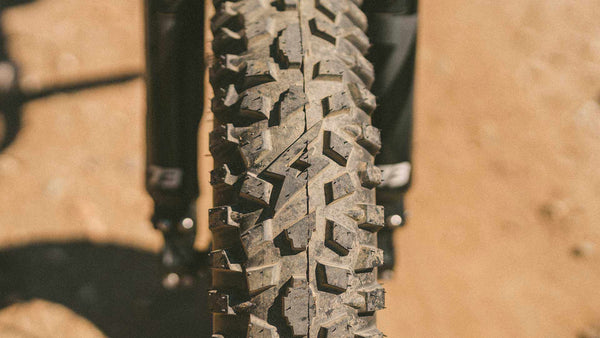 Closeup look of the Super73 BDGR Tire