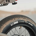 close up lifestyle image of SuperSucker Tire 20in. x 5in. (Single) on bike