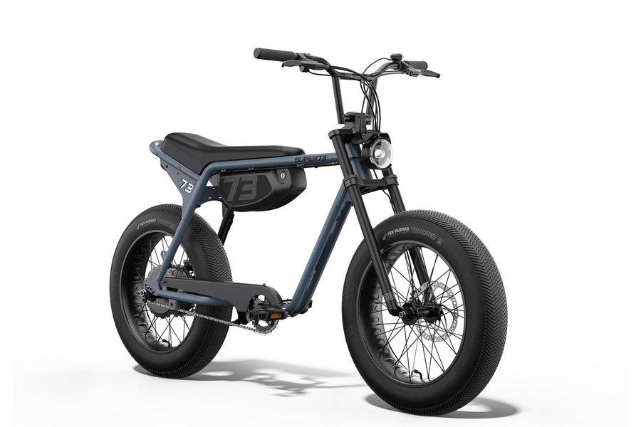 Super 73 ZX bike Panthro Blue front Profile