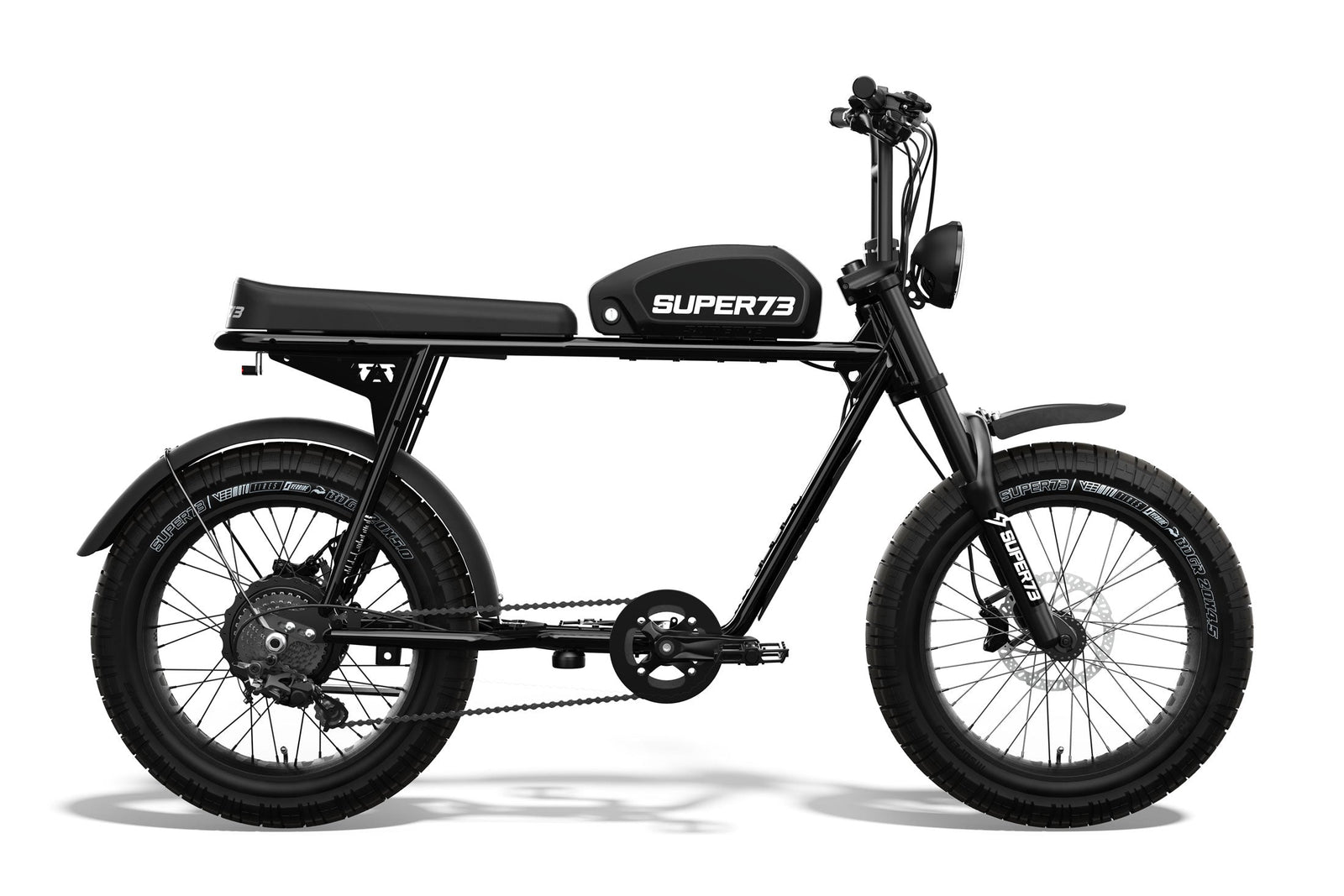 Side shot of the SUPER73-S2 ebike in Obsidian. @color_obsidian