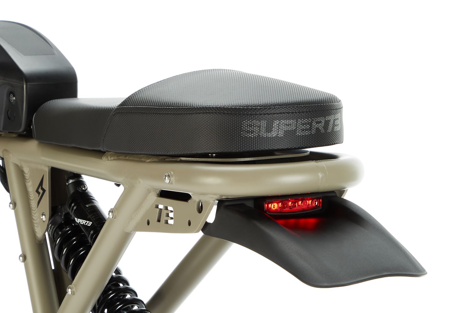 Super73-RX Mojave Dark Earth seat.