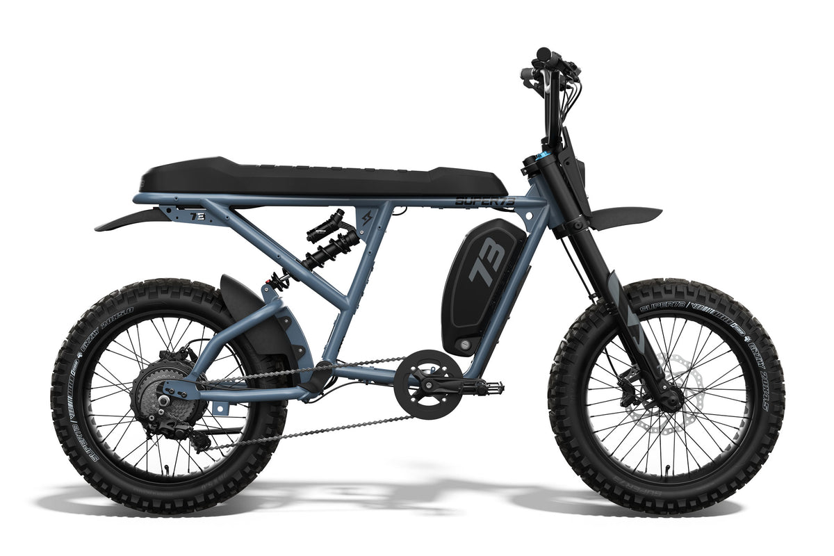Side view of the SUPER73 R Adventure ebike.@color_panthro blue